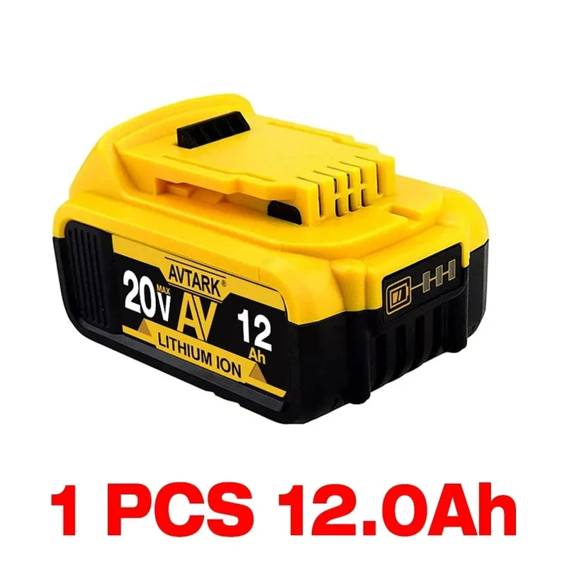 DCB200 20-V-Batterie Kompatibel mit Dewalt-Elektrowerkzeugen 18 V 12 Ah wiederaufladbare Lithiumbatterien für Elektrowerkzeuge 20 V 18 Volt 18 V 12 Ah
