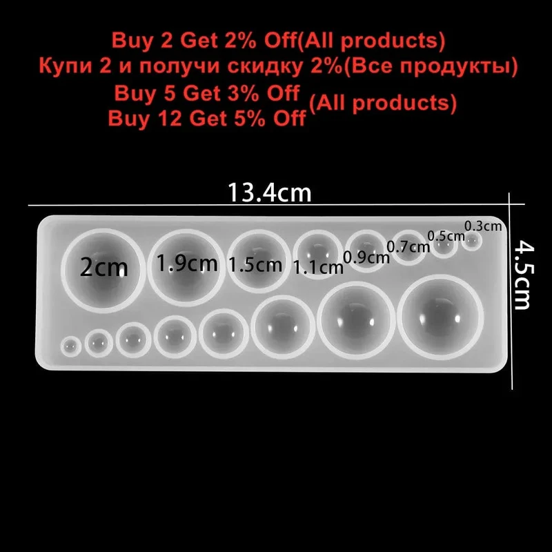 1 stücke Silikonform halbkugel Oblate Cabochon Anhänger Harz Silikonform Handarbeit Werkzeug Epoxidharz Formen Schmuckherstellung