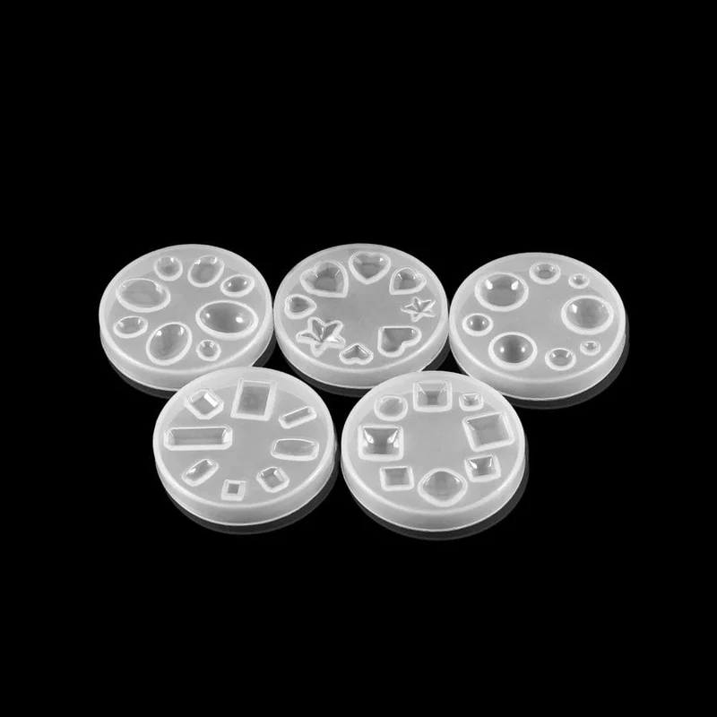 1 stücke Silikonform halbkugel Oblate Cabochon Anhänger Harz Silikonform Handarbeit Werkzeug Epoxidharz Formen Schmuckherstellung