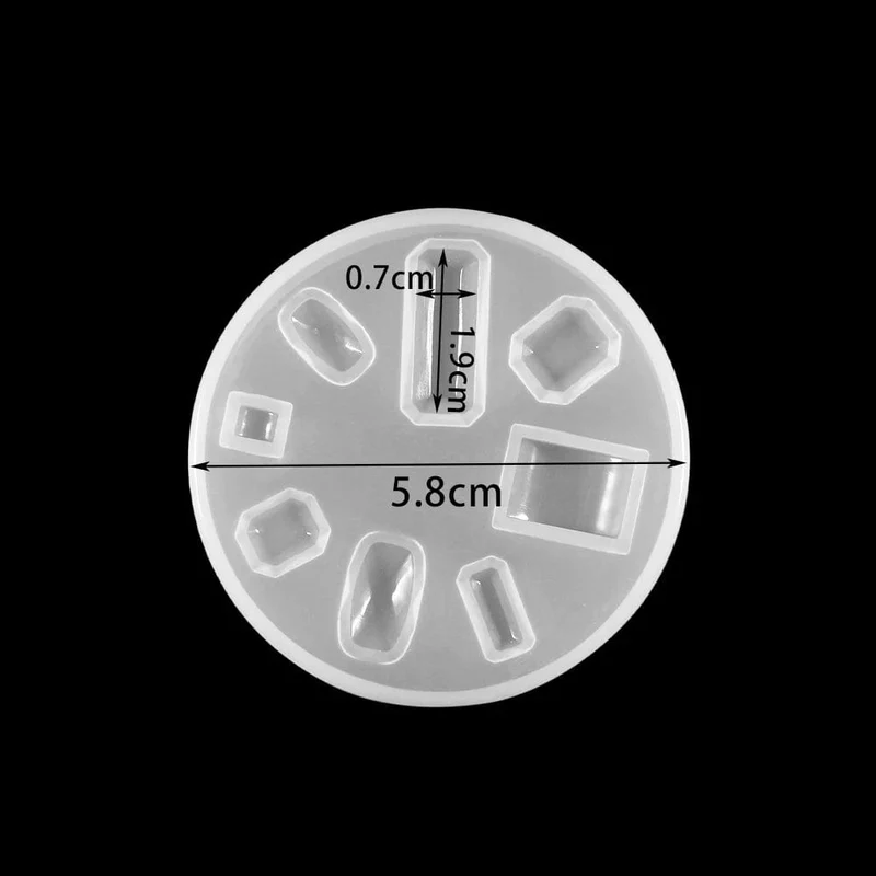 1 stücke Silikonform halbkugel Oblate Cabochon Anhänger Harz Silikonform Handarbeit Werkzeug Epoxidharz Formen Schmuckherstellung