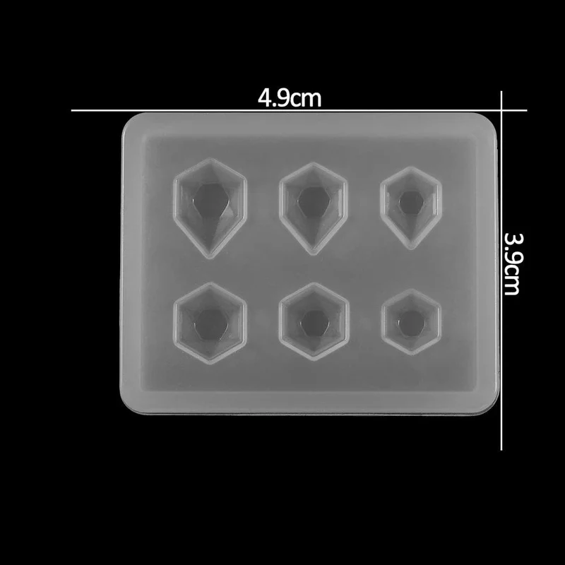 1 stücke Silikonform halbkugel Oblate Cabochon Anhänger Harz Silikonform Handarbeit Werkzeug Epoxidharz Formen Schmuckherstellung