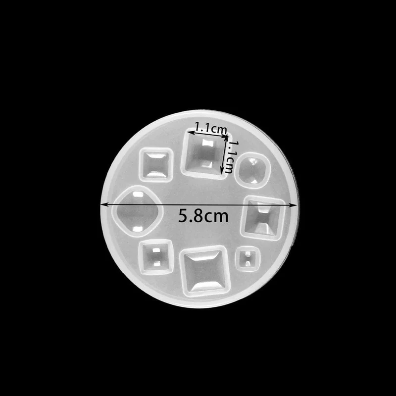 1 stücke Silikonform halbkugel Oblate Cabochon Anhänger Harz Silikonform Handarbeit Werkzeug Epoxidharz Formen Schmuckherstellung