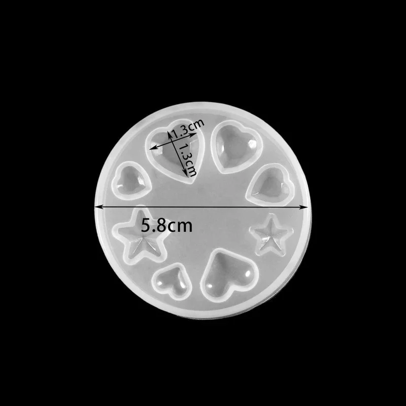 1 stücke Silikonform halbkugel Oblate Cabochon Anhänger Harz Silikonform Handarbeit Werkzeug Epoxidharz Formen Schmuckherstellung