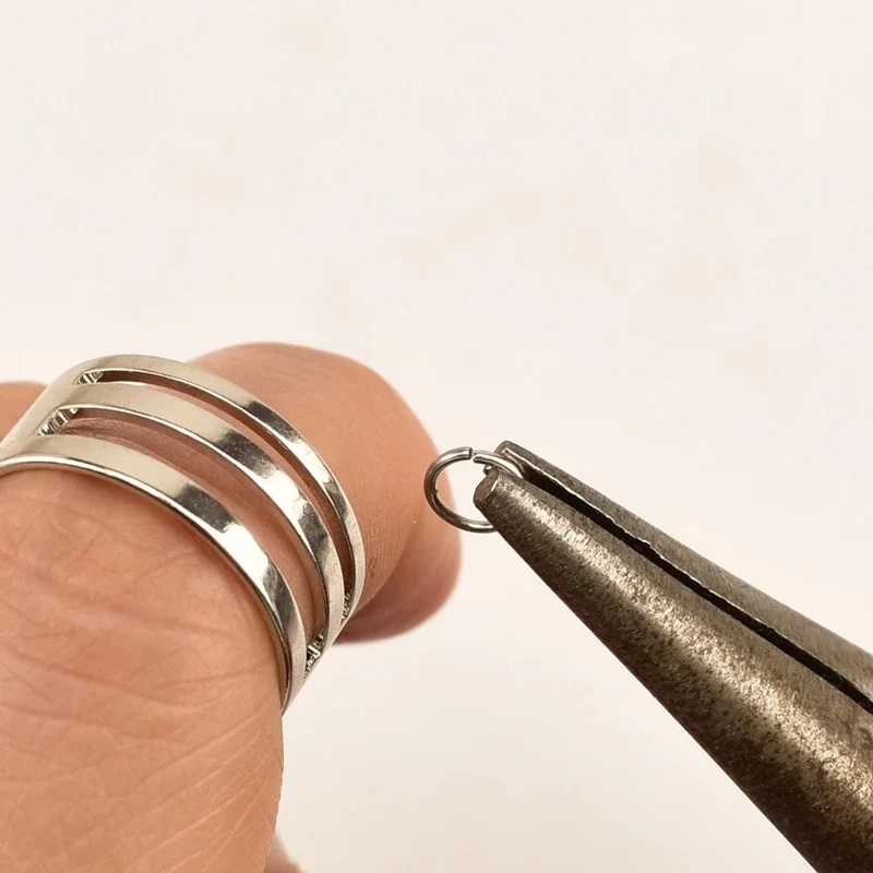 1 Stück Biegeringe zum Öffnen und Schließen von Fingerringen, Werkzeuge zur Schmuckherstellung