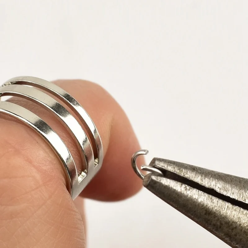 1 Stück Biegeringe zum Öffnen und Schließen von Fingerringen, Werkzeuge zur Schmuckherstellung