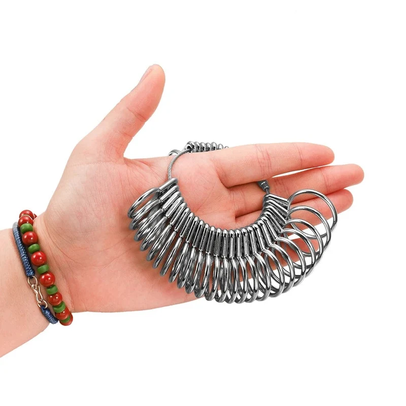Professioneller Ringvergrößerer, Dorngriff, Hämmer, Ringgrößenmesser, Fingermessstab für die DIY-Schmuckherstellung, Messwerkzeuge