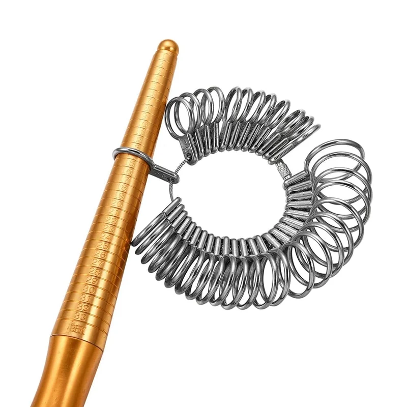 Professioneller Ringvergrößerer, Dorngriff, Hämmer, Ringgrößenmesser, Fingermessstab für die DIY-Schmuckherstellung, Messwerkzeuge