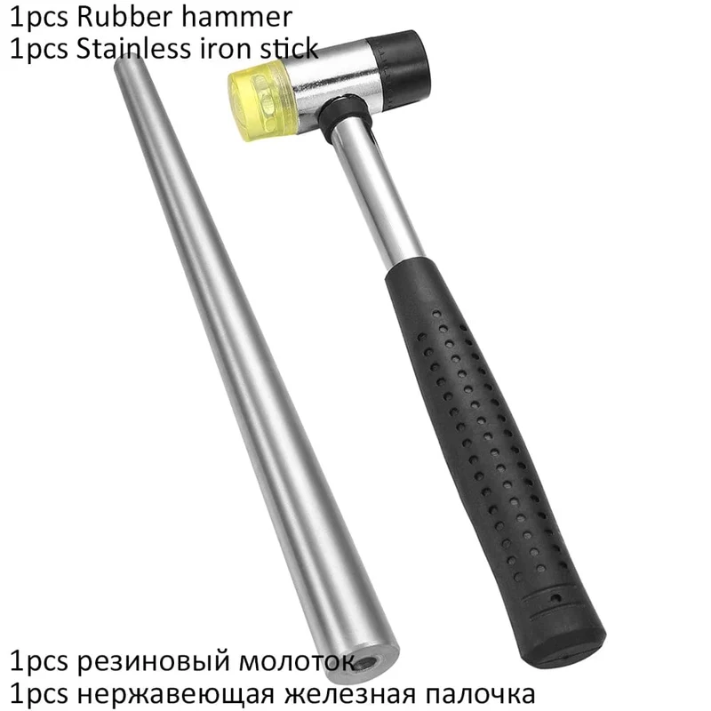 Professioneller Ringvergrößerer, Dorngriff, Hämmer, Ringgrößenmesser, Fingermessstab für die DIY-Schmuckherstellung, Messwerkzeuge