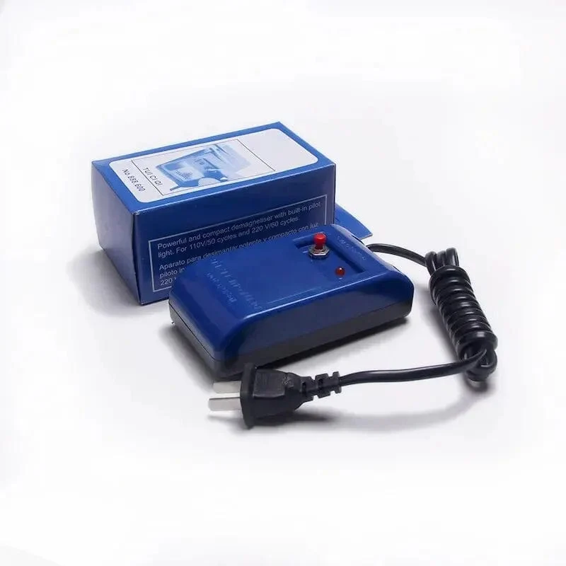 Uhrenentmagnetisierer, elektrisch, mechanisch, Quarzuhr, Entmagnetisierung, Zeitkorrektur, Uhrenreparaturwerkzeug für Uhrmacher, EU-Stecker, NEMA