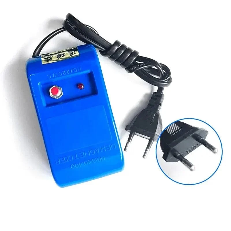 Uhrenentmagnetisierer, elektrisch, mechanisch, Quarzuhr, Entmagnetisierung, Zeitkorrektur, Uhrenreparaturwerkzeug für Uhrmacher, EU-Stecker, NEMA