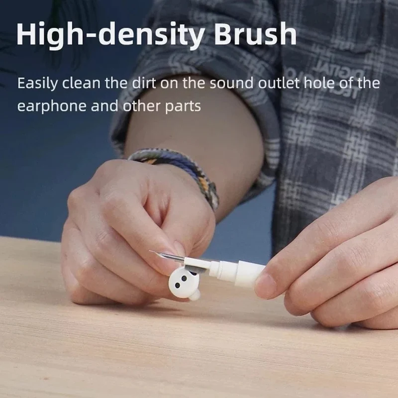 Reinigungswerkzeug für Bluetooth-Kopfhörer für Airpods Pro 3 2 1. Langlebiges Ohrhörer-Gehäuse-Reinigungsset. Reinigungsbürstenstift für Xiaomi Airdots 3Pro.