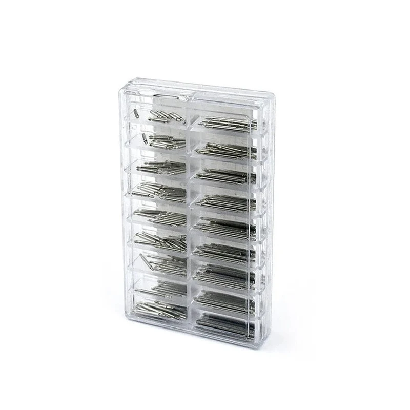 270 teile/satz Federstege aus spannungsfreiem Stahl Durchmesser 1.5 mm/1.8 mm Länge 8 mm – 25 mm/6 mm – 23 mm Armband Riemen Uhr Reparatur Werkzeuge Stift