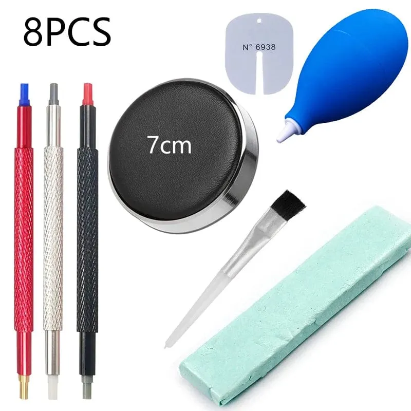 1/5/8 stücke Uhr Staub Luft Gebläse Pumpe Gummi Reinigung Armbanduhr Teile Reiniger Pinsel Werkzeug Reinigung Anzug Uhr Reparatur Werkzeug Pflege Kit