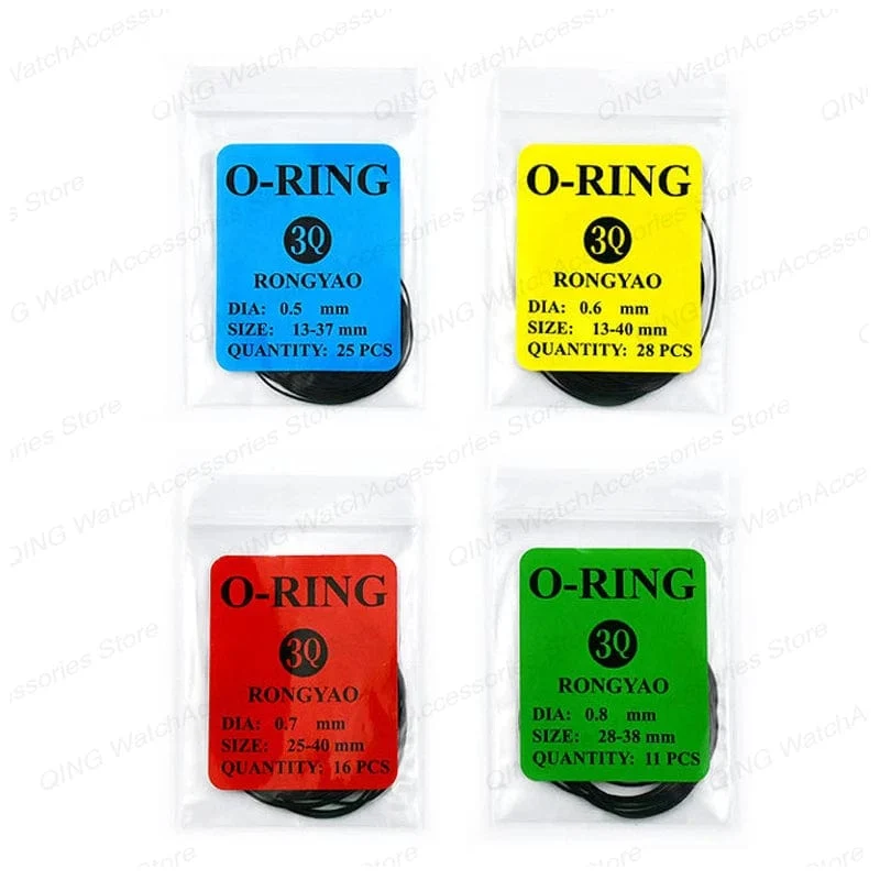 Uhrendichtungsfett-Reparaturwerkzeug, 0.5 mm, 0.6 mm, 0.7 mm, 0.8 mm, O-Ring-Dichtung, professioneller wasserdichter Versiegeler für Uhrendichtungen, Uhrmacher