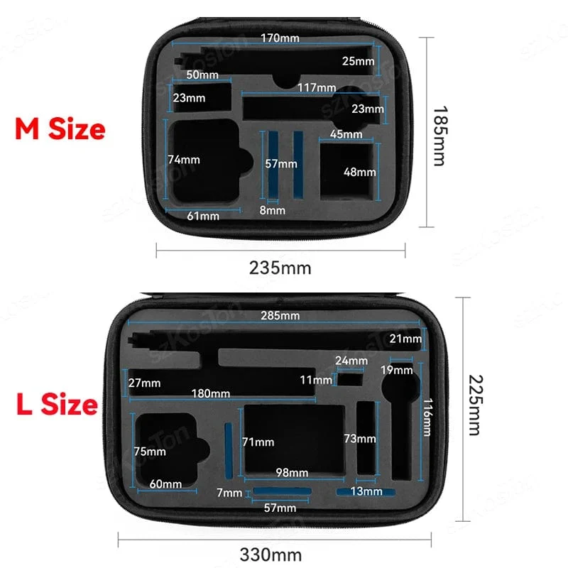Box für Insta360 X4 X3 X2 Kamera Tragetasche Portable Storage Tasche Schutzhülle Für Insta360 X3 X2 Action Kamera Zubehör