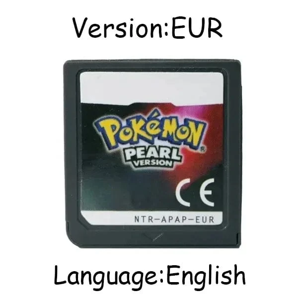 Pokemon Serie DS Spiel Patrone Video Spiel Konsole Karte Platin Perle Diamant HeartGold SoulSilver Mehrsprachig für NDS 3DS