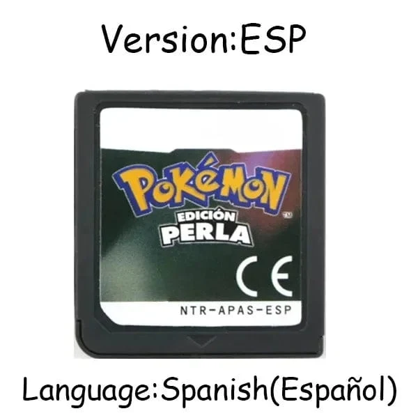 Pokemon Serie DS Spiel Patrone Video Spiel Konsole Karte Platin Perle Diamant HeartGold SoulSilver Mehrsprachig für NDS 3DS
