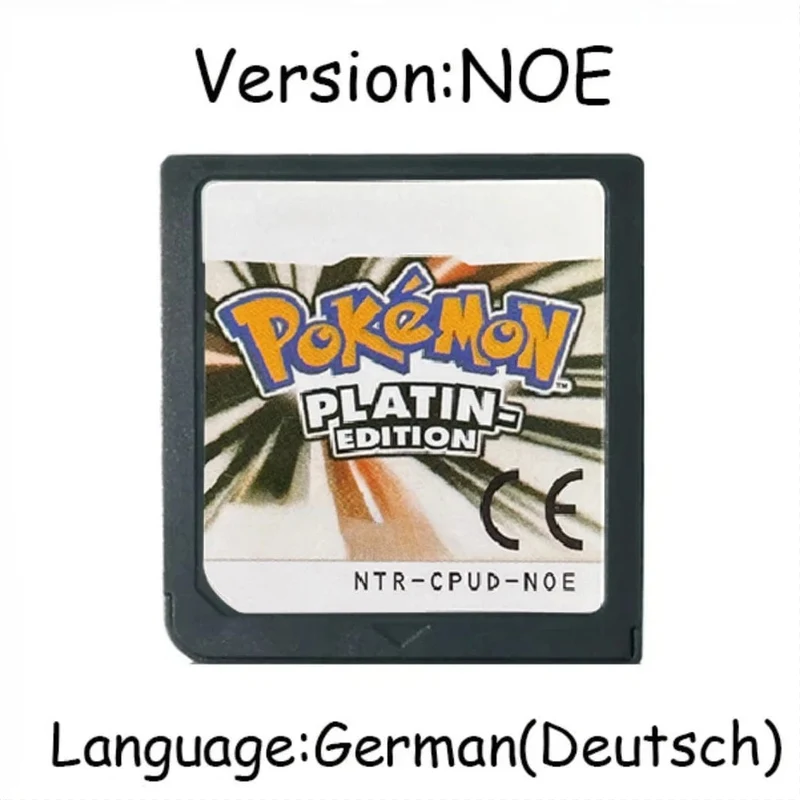 Pokemon Serie DS Spiel Patrone Video Spiel Konsole Karte Platin Perle Diamant HeartGold SoulSilver Mehrsprachig für NDS 3DS