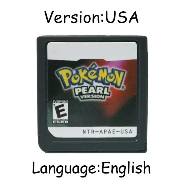 Pokemon Serie DS Spiel Patrone Video Spiel Konsole Karte Platin Perle Diamant HeartGold SoulSilver Mehrsprachig für NDS 3DS