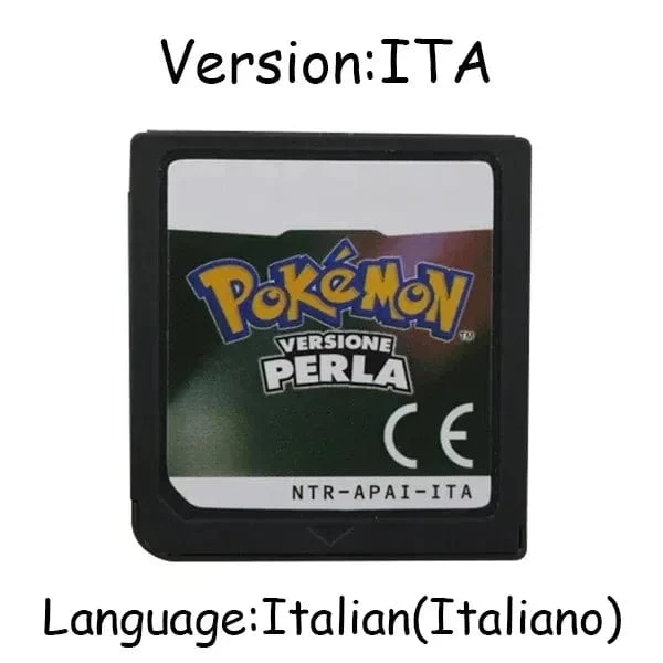 Pokemon Serie DS Spiel Patrone Video Spiel Konsole Karte Platin Perle Diamant HeartGold SoulSilver Mehrsprachig für NDS 3DS