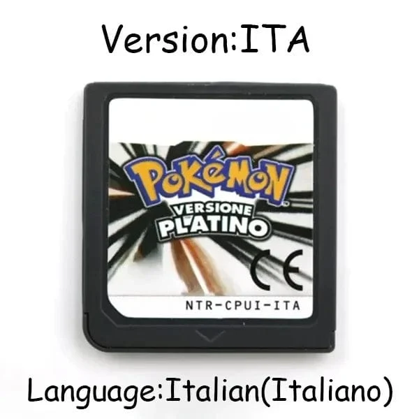 Pokemon Serie DS Spiel Patrone Video Spiel Konsole Karte Platin Perle Diamant HeartGold SoulSilver Mehrsprachig für NDS 3DS