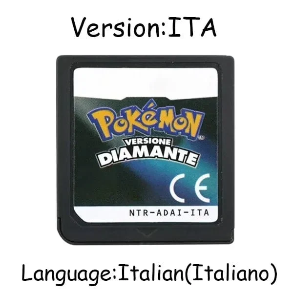 Pokemon Serie DS Spiel Patrone Video Spiel Konsole Karte Platin Perle Diamant HeartGold SoulSilver Mehrsprachig für NDS 3DS