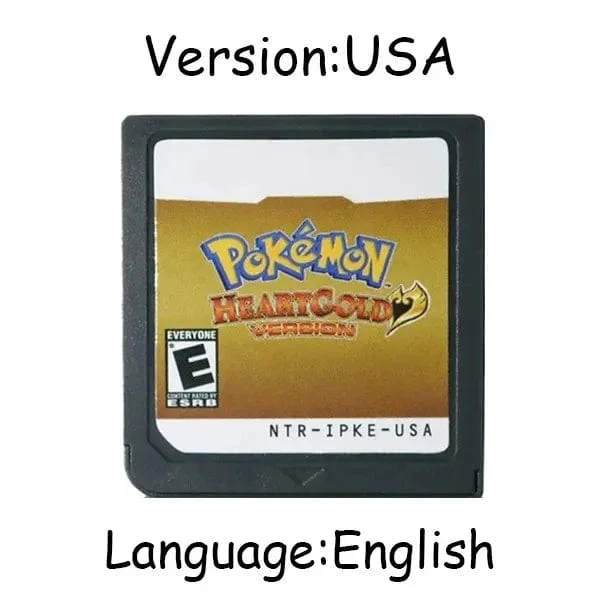 Pokemon Serie DS Spiel Patrone Video Spiel Konsole Karte Platin Perle Diamant HeartGold SoulSilver Mehrsprachig für NDS 3DS