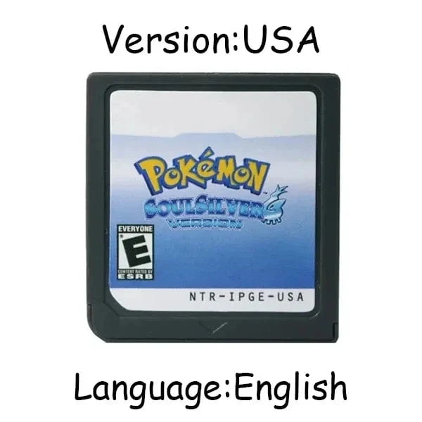 Pokemon Serie DS Spiel Patrone Video Spiel Konsole Karte Platin Perle Diamant HeartGold SoulSilver Mehrsprachig für NDS 3DS