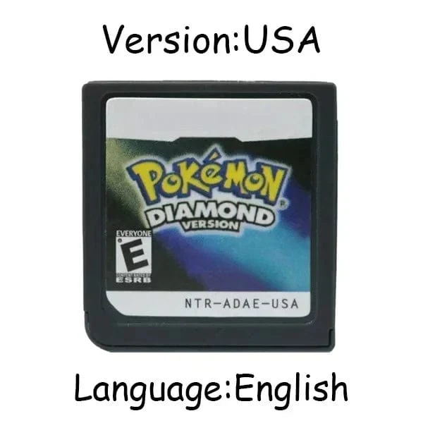 Pokemon Serie DS Spiel Patrone Video Spiel Konsole Karte Platin Perle Diamant HeartGold SoulSilver Mehrsprachig für NDS 3DS
