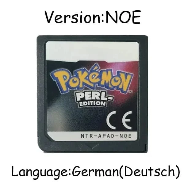 Pokemon Serie DS Spiel Patrone Video Spiel Konsole Karte Platin Perle Diamant HeartGold SoulSilver Mehrsprachig für NDS 3DS