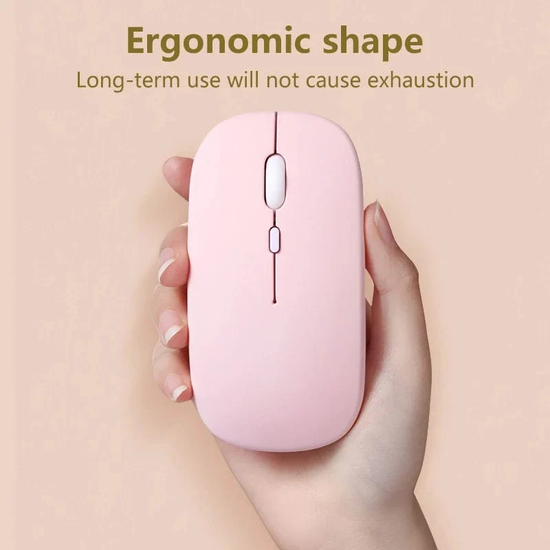 Drahtlose Bluetooth-Maus, tragbare, magische, leise, ergonomische Mäuse für Laptop, iPad, Tablet, Notebook, Handy, Büro, Gaming-Maus