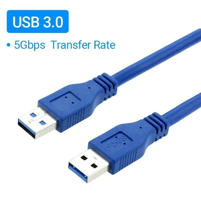 USB 3.0 auf USB 3.0 Verlängerungskabel USB A Stecker auf Stecker USB3.0 2.0 Verlängerungskabel Schnelle Datenübertragung für Festplattenkühler