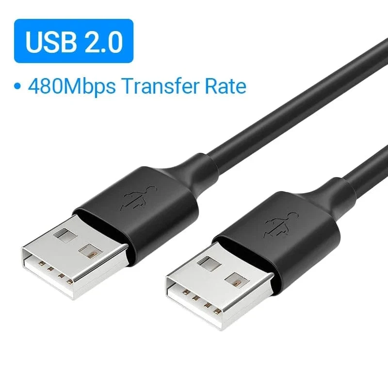 USB 3.0 auf USB 3.0 Verlängerungskabel USB A Stecker auf Stecker USB3.0 2.0 Verlängerungskabel Schnelle Datenübertragung für Festplattenkühler