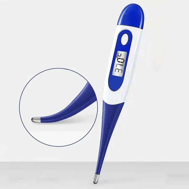 Haushaltsthermometer für Erwachsene und Kinder zur Messung der Fieberthermometer, elektronisches digitales Thermometer mit weichem Kopf, zur oralen Messung der Achseltemperatur