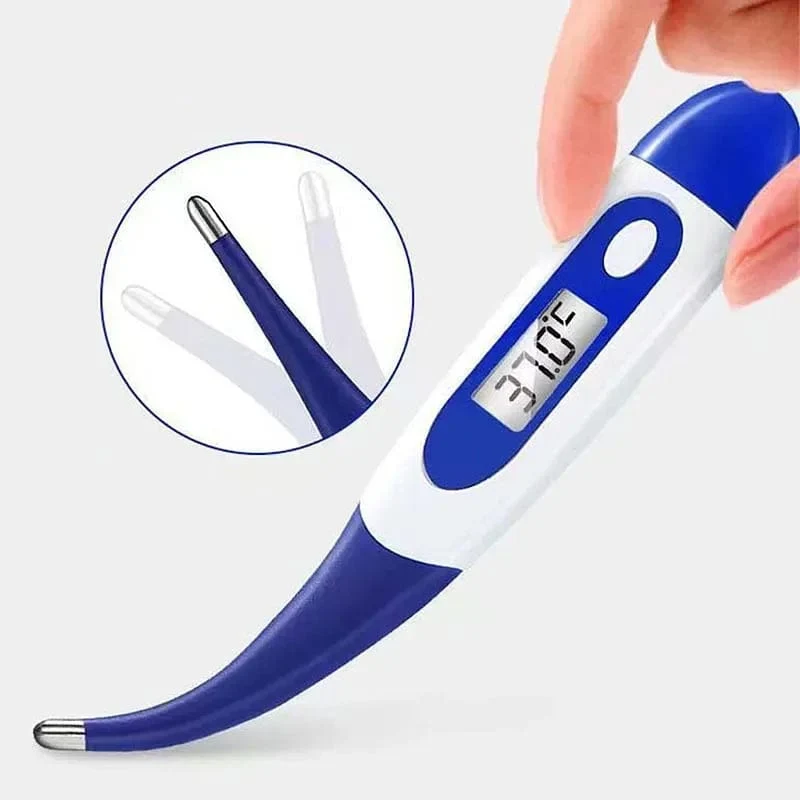 Haushaltsthermometer für Erwachsene und Kinder zur Messung der Fieberthermometer, elektronisches digitales Thermometer mit weichem Kopf, zur oralen Messung der Achseltemperatur