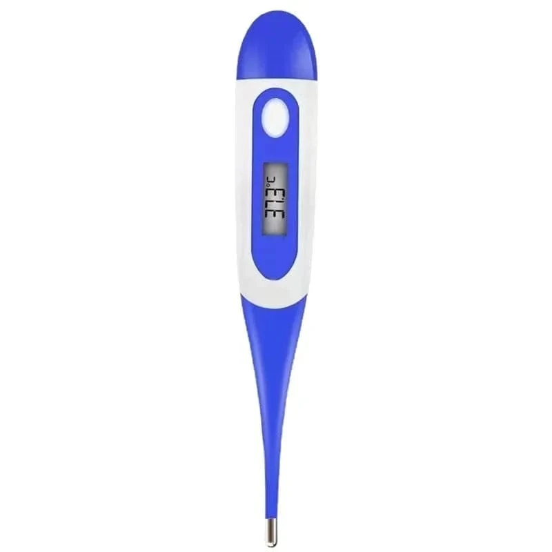 Haushaltsthermometer für Erwachsene und Kinder zur Messung der Fieberthermometer, elektronisches digitales Thermometer mit weichem Kopf, zur oralen Messung der Achseltemperatur