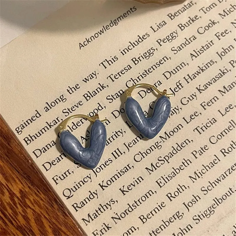 Adolph Trendy Metall Geometrie Hoop Ohrring Mode Neue Design Unregelmäßige Minimalistischen Ohrringe für Frauen Mode Schmuck Geschenk 2023