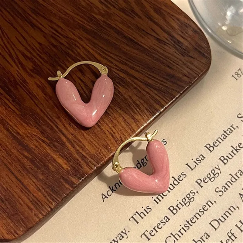 Adolph Trendy Metall Geometrie Hoop Ohrring Mode Neue Design Unregelmäßige Minimalistischen Ohrringe für Frauen Mode Schmuck Geschenk 2023