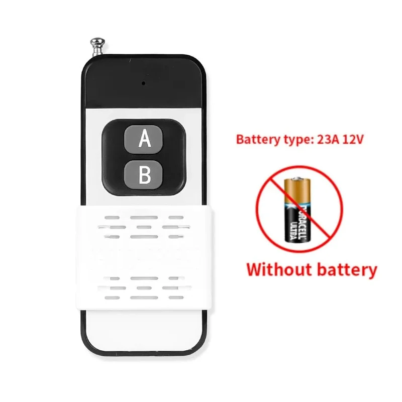 433 MHz RF 1 2 3 4 6 8 CH EV1527 Lerncode-Fernbedienung Drahtloser Senderschalter für Garagentor-Alarmschlüssel