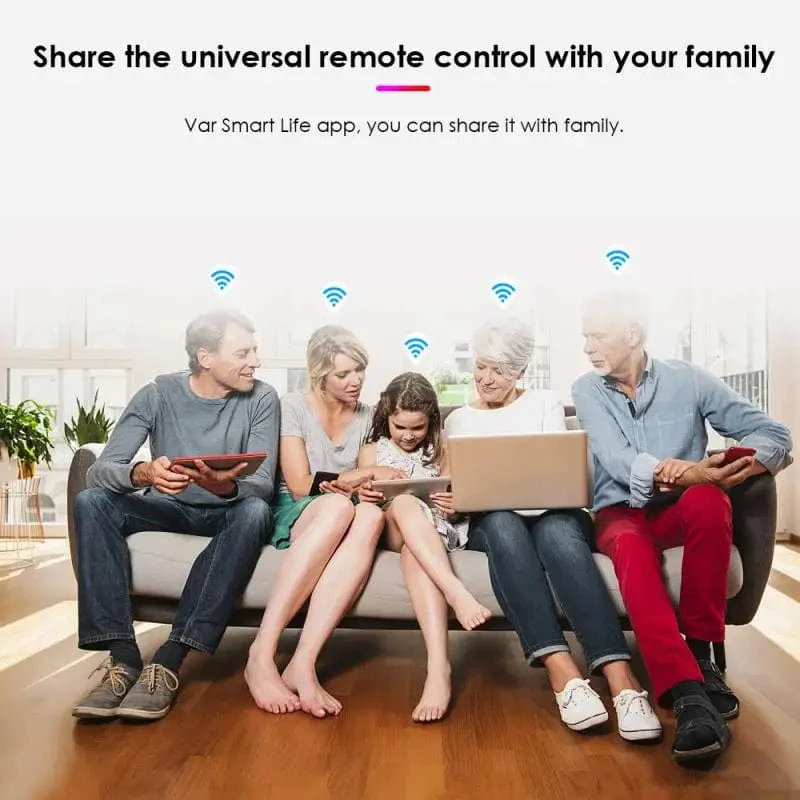 TUYA Smart Home Wifi IR Fernbedienung Smart WiFi Universal Infrarot Für TV DVD AUD AC Funktioniert Mit Alexa Google Home Yandex Alice