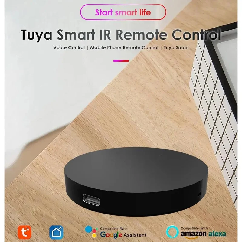 TUYA Smart Home Wifi IR Fernbedienung Smart WiFi Universal Infrarot Für TV DVD AUD AC Funktioniert Mit Alexa Google Home Yandex Alice