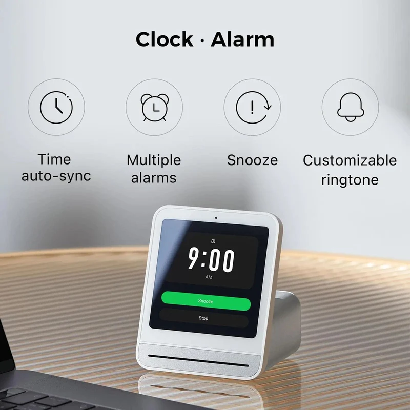 Qingping Luftdetektor 2 Smart Home Touchscreen-Steuerung Temperatur-Feuchtigkeitssensor CO2 PM2.5 Qualitätsmonitor Arbeiten mit Mijia Ap
