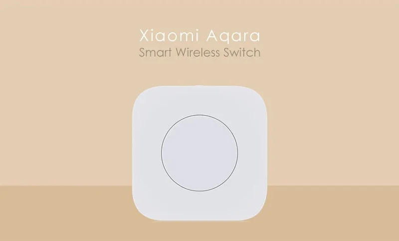 Aqara Drahtloser Minischalter ZigBee APP-Fernbedienung 3-Wege-Smart-Home-Notruftaste Türklingel Funktioniert mit Gateway und Homekit