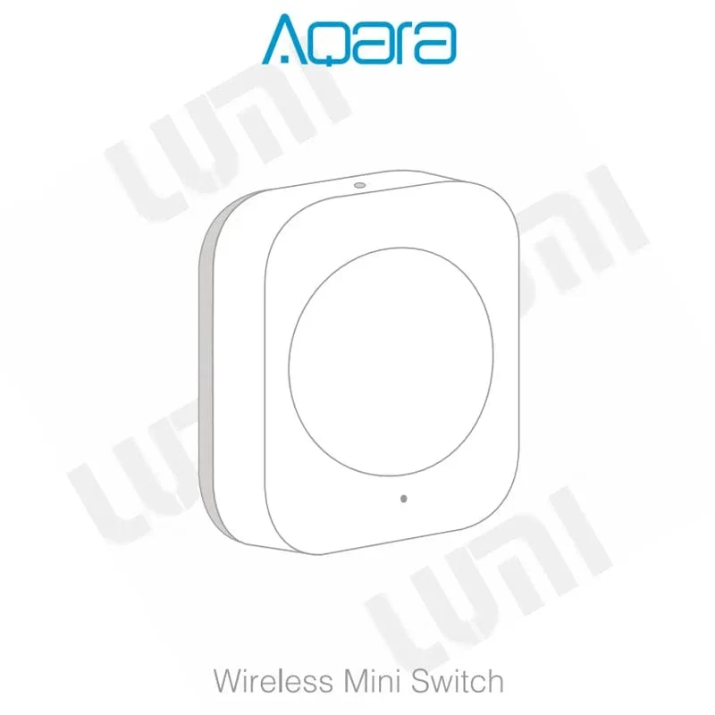 Aqara Drahtloser Minischalter ZigBee APP-Fernbedienung 3-Wege-Smart-Home-Notruftaste Türklingel Funktioniert mit Gateway und Homekit
