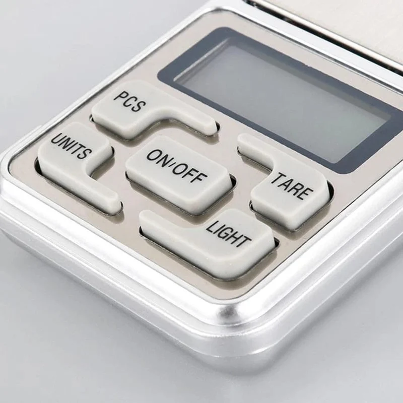 Hochpräzise elektronische Miniwaage, tragbare Taschenwaage für Schmuck, Genauigkeitsbereich 500 G – 0.01 G, mit LCD-Display