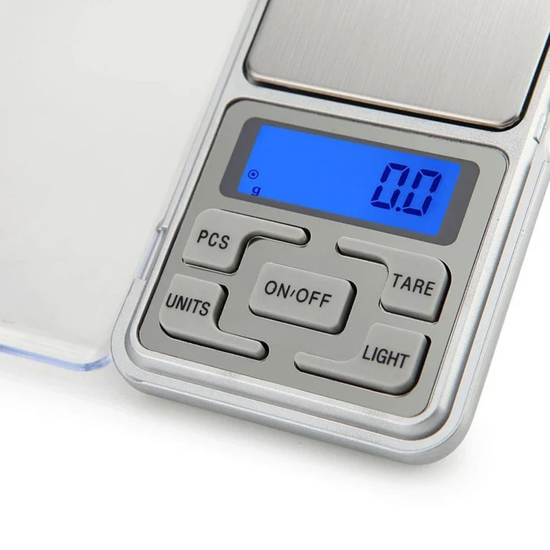 Hochpräzise elektronische Miniwaage, tragbare Taschenwaage für Schmuck, Genauigkeitsbereich 500 G – 0.01 G, mit LCD-Display