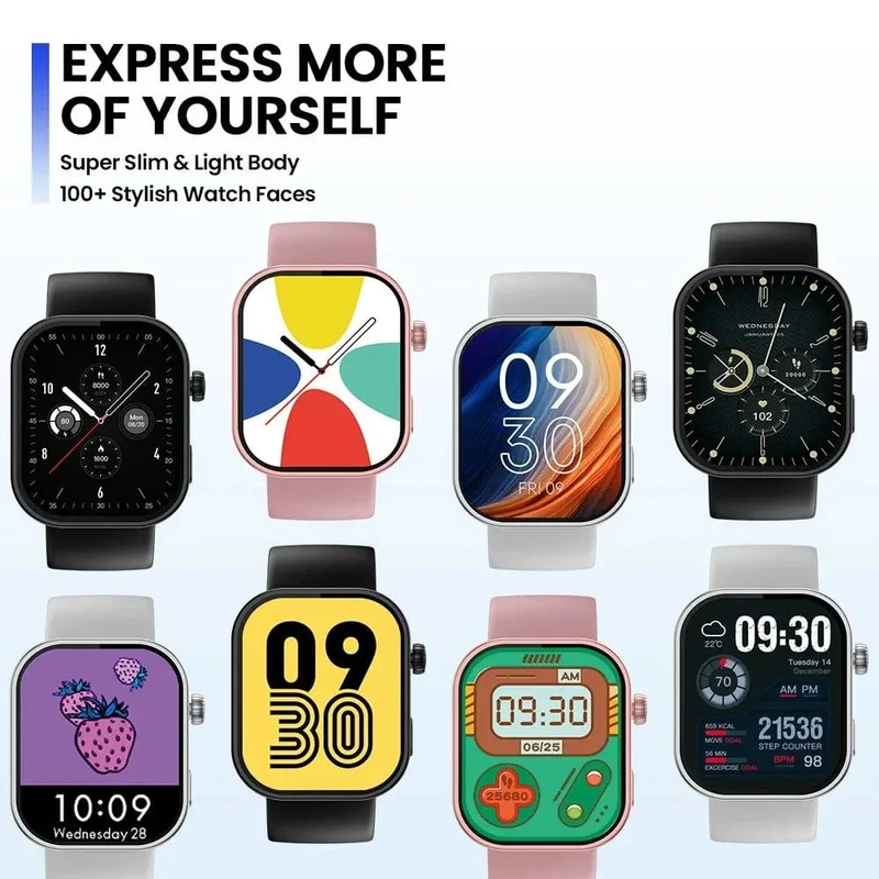 Neue Zeblaze Btalk Plus-Smartwatch mit Sprachanrufen, 2.03-Zoll-HD-Farbdisplay, Gesundheits- und Fitness-Tracker, Smartwatch für Männer und Frauen