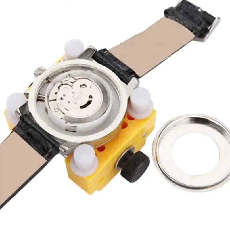 Einstellbare Uhrmacher Reparatur Werkzeug Uhr Zurück Fall Abdeckung Halter Remover Opener