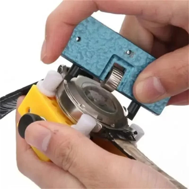 Einstellbare Uhrmacher Reparatur Werkzeug Uhr Zurück Fall Abdeckung Halter Remover Opener