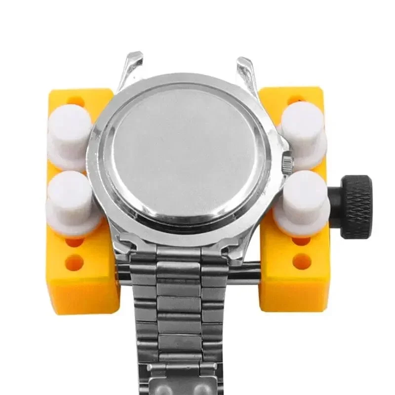 Einstellbare Uhrmacher Reparatur Werkzeug Uhr Zurück Fall Abdeckung Halter Remover Opener